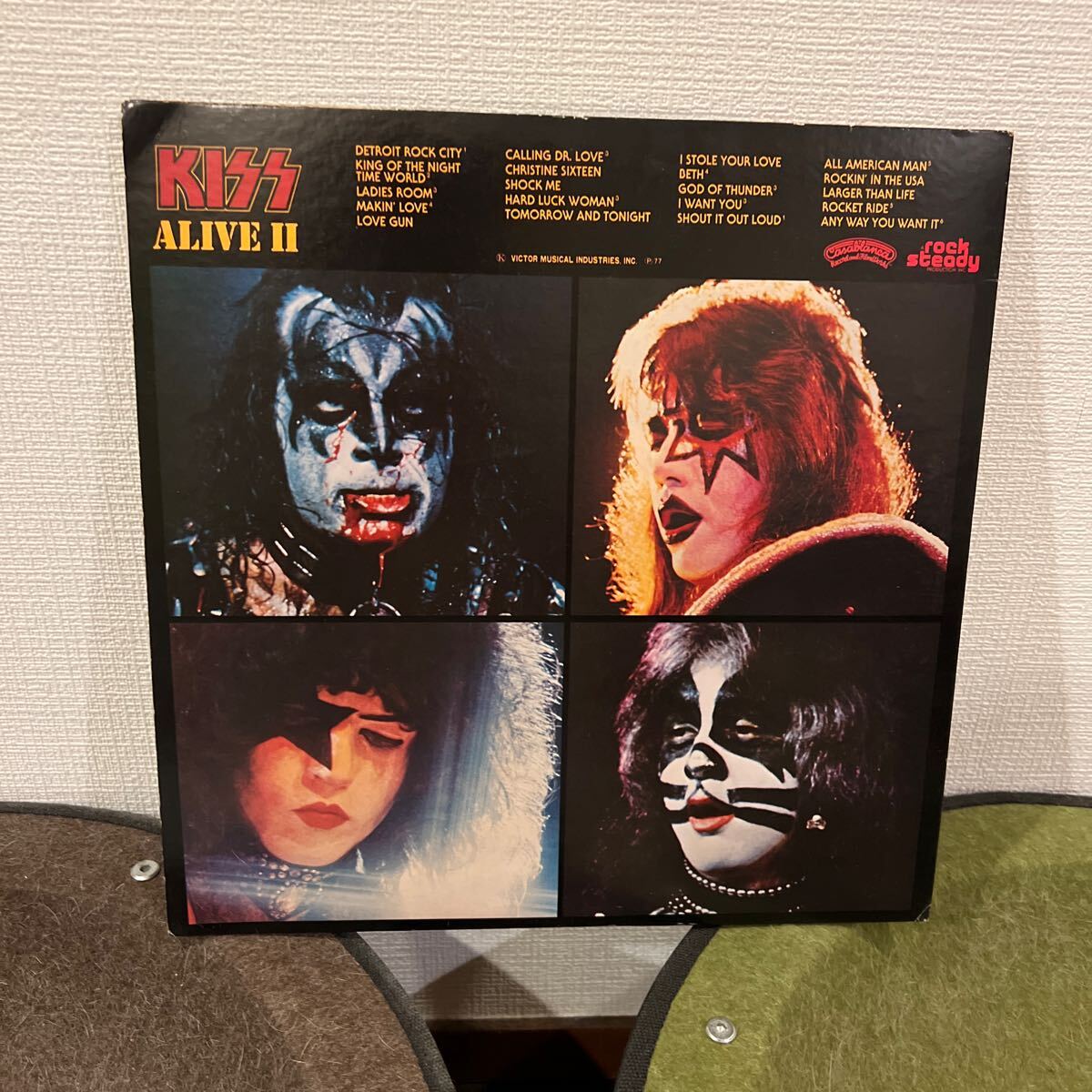 キッス アライブ II Kiss Alive Ⅱ 見開き レコード 帯付(Kiss)｜売買