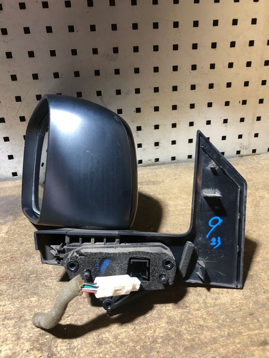 7ピン MH23S ワゴンR スティングレー 左 ドアミラー カラー ZJ3 ブルーイッシュブラックパール3 電動格納 電動ミラー ウィンカー 動作OK★_5