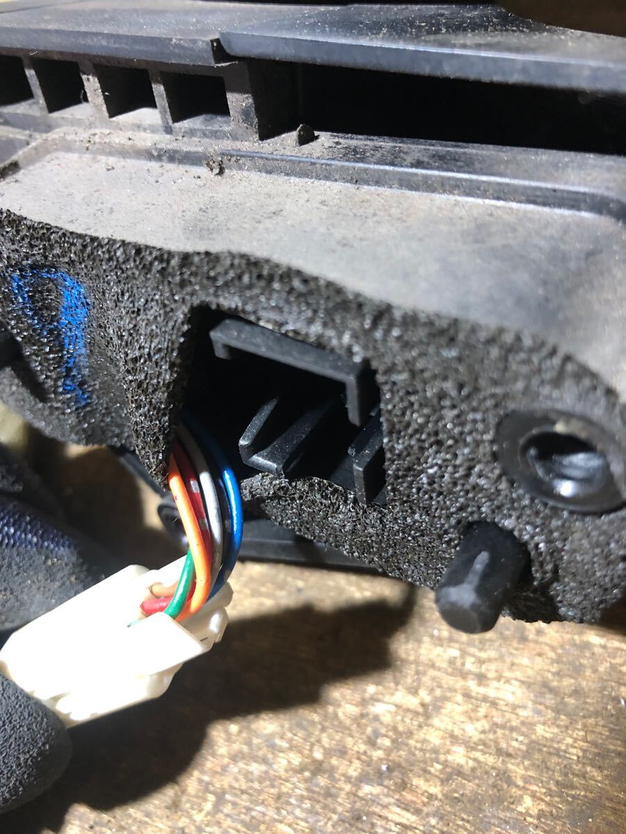 7ピン MH23S ワゴンR スティングレー 左 ドアミラー カラー ZJ3 ブルーイッシュブラックパール3 電動格納 電動ミラー ウィンカー 動作OK★_6