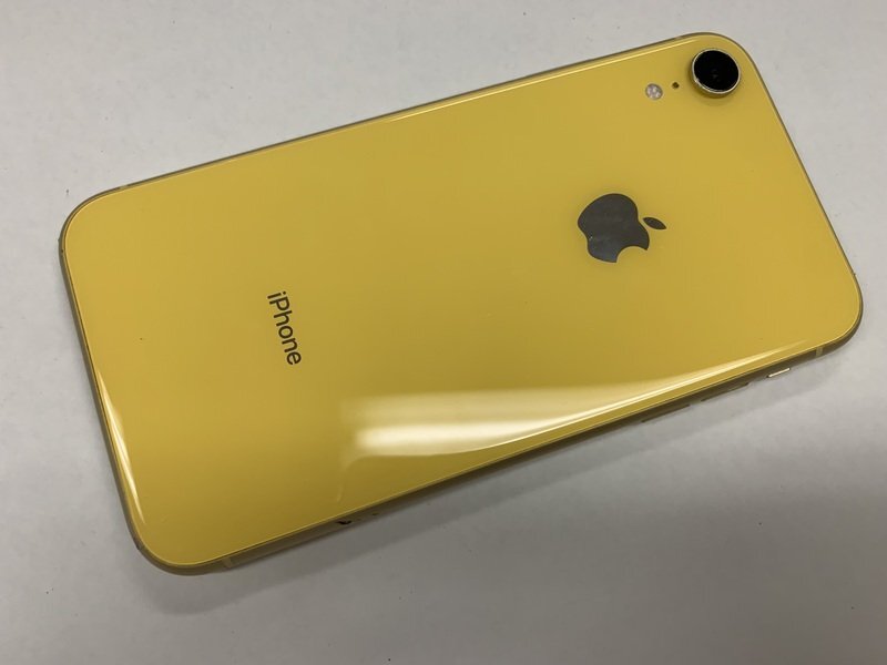 NF612 SIMフリー iPhoneXR イエロー 64GB ジャンク ロックOFF