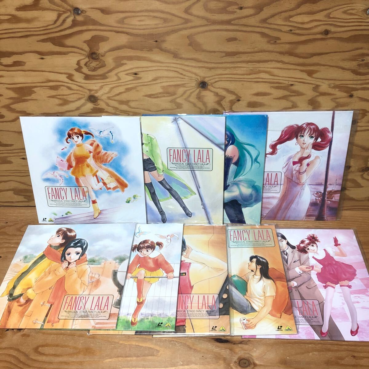 K90D1-241119 レア［LD レーザーディスク 魔法のステージ ファンシーララ VOL.1～VOL.9 まとめて9枚セット］ララの原宿デビュー！_1
