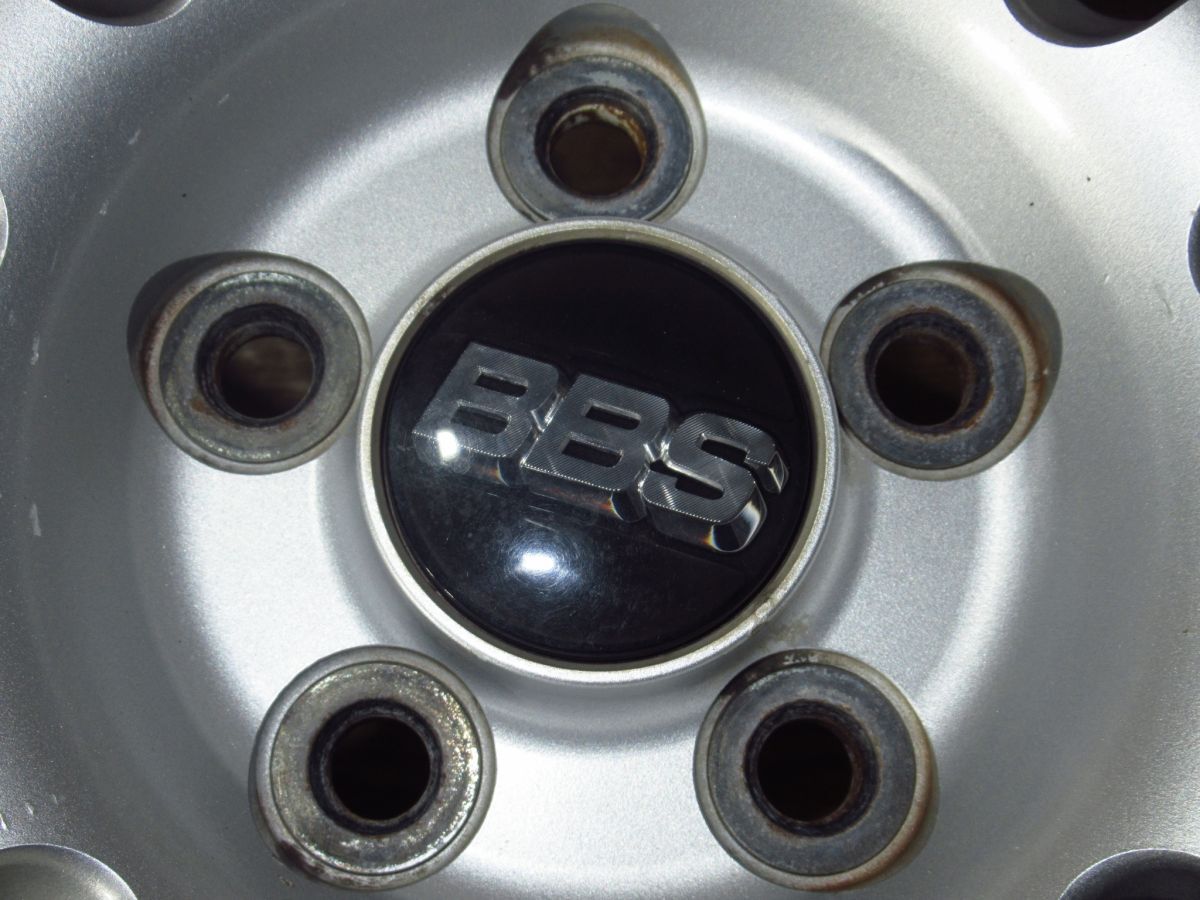 スバル純正 BBS 7J-17+48 100/5H 17インチアルミホイール4本 RV722 フォレスター等に BBS 17インチ スバル 純正オプション STi フォージド