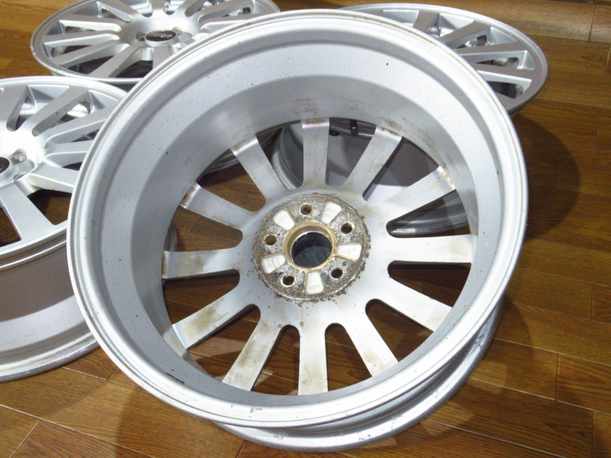 スバル純正 BBS 7J-17+48 100/5H 17インチアルミホイール4本 RV722 フォレスター等に BBS 17インチ スバル 純正オプション STi フォージド