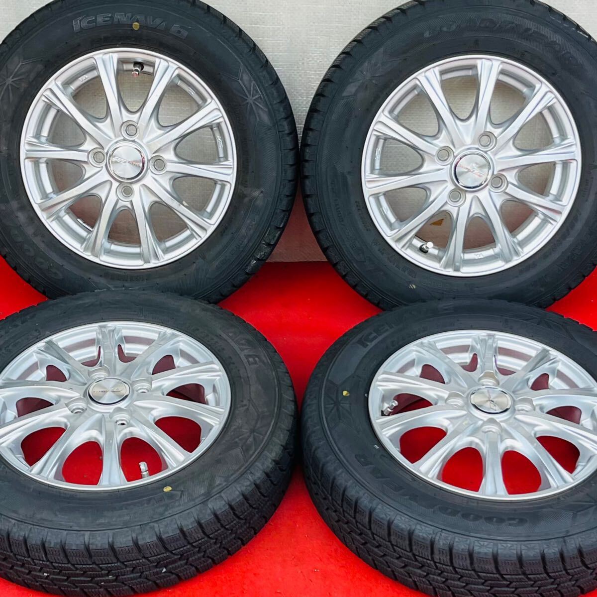 お買い得，大人気 バリ溝 WEDS ILLUGA ILG社外13インチ&times; 4J+45 4H PCD100 GOOD YEAR 145/80R13スタッドレス4本 N-BOX ムーブ軽自動車等に(スタッドレスタイヤ)｜売買されたオークション情報、yahooの商品情報をアーカイブ公 4穴