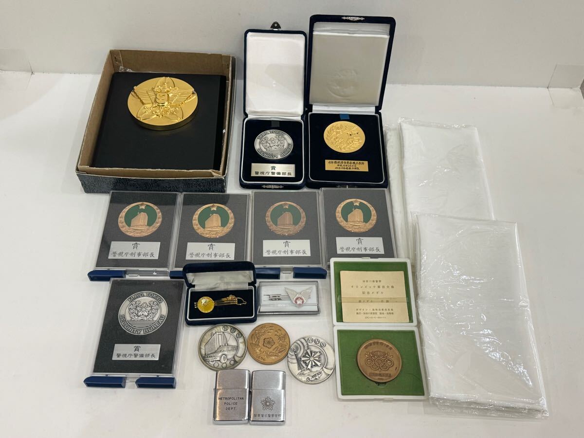 警察 警察グッズ 警視庁メダル ZIPPO ジッポー タイピン メダル 色々