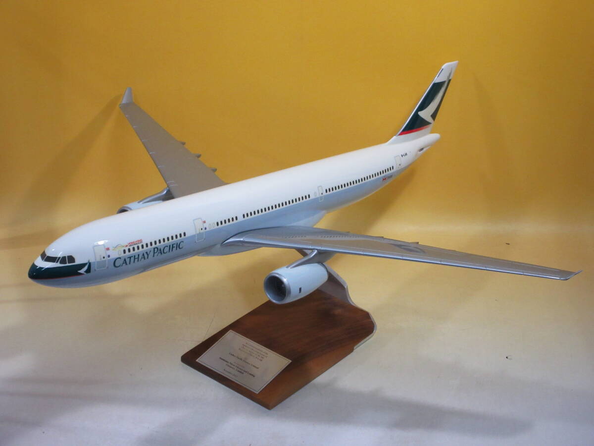 中古】パックミン 1/100 CATHAY PACIFIC Airbus A330-300 B-LAR 航空機