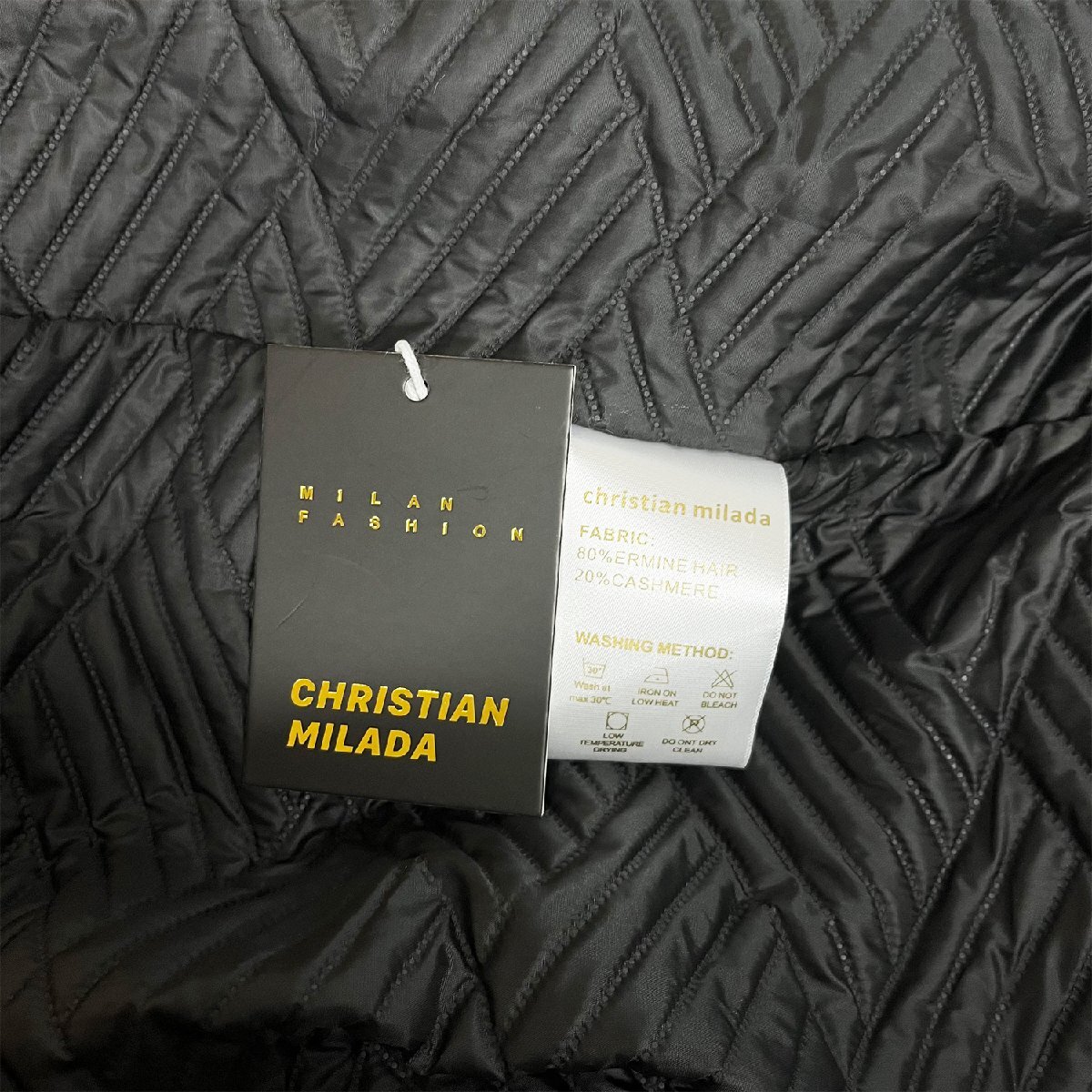 定価8万☆christian milada・ミラノ発・ファーコート☆上級ミンク