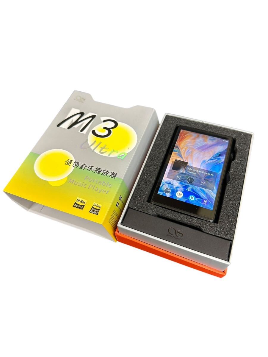 A10965 極美品 使用少 SHANLING M3 Ultra グリーン　32GB デジタルオーディオプレーヤー 