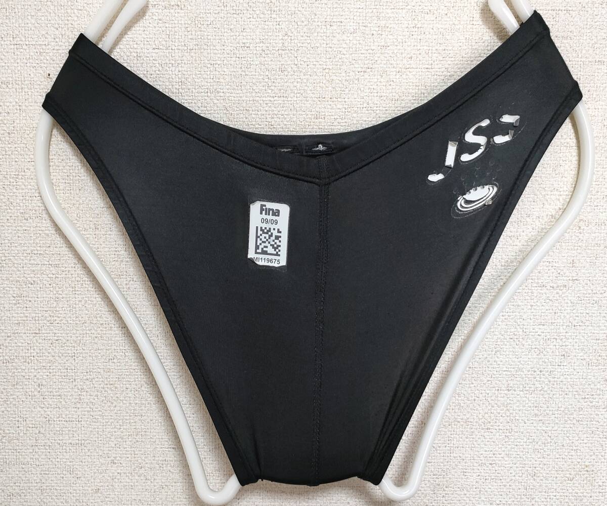 140】MIZUNO マイティラインⅡ 競パン ブーメラン JSS 競泳水着 黒赤