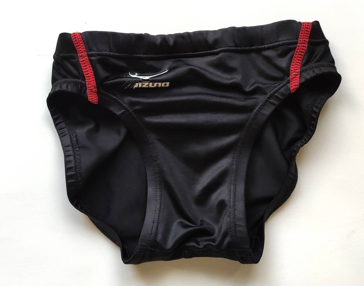 140】MIZUNO マイティラインⅡ 競パン ブーメラン JSS 競泳水着 黒赤