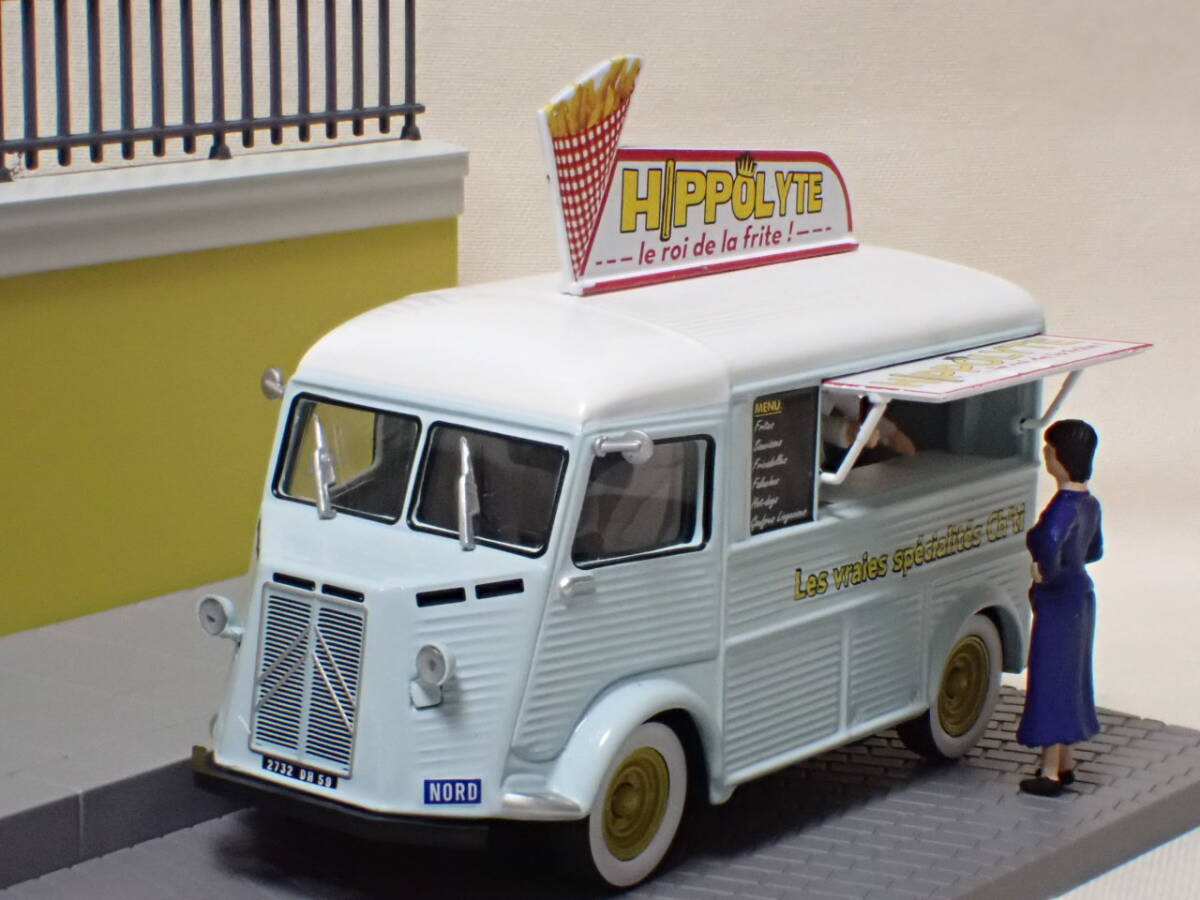 レア！1/43 シトロエン・タイプ・アッシュ キッチンカー ジオラマ 