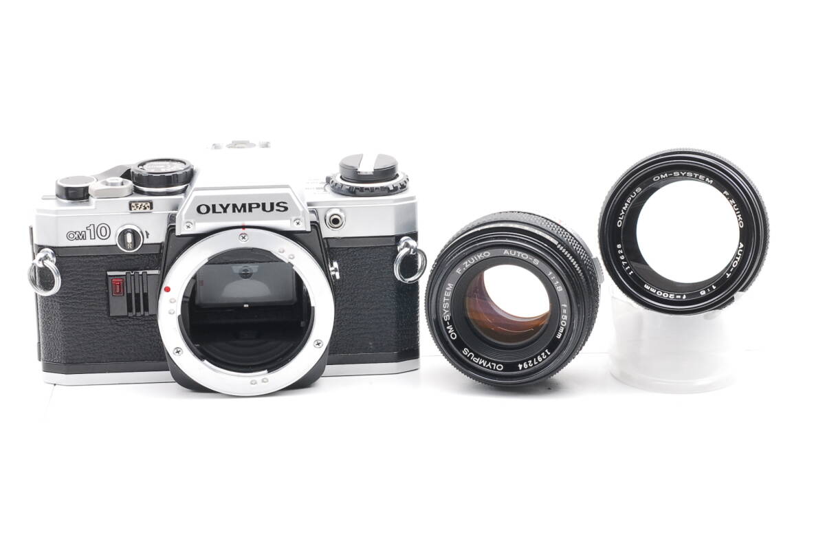 ☆美品☆ OLYMPUS OM10 / F.ZUIKO AUTO-S 50mm F1.8 F.ZUIKO AUTO-T