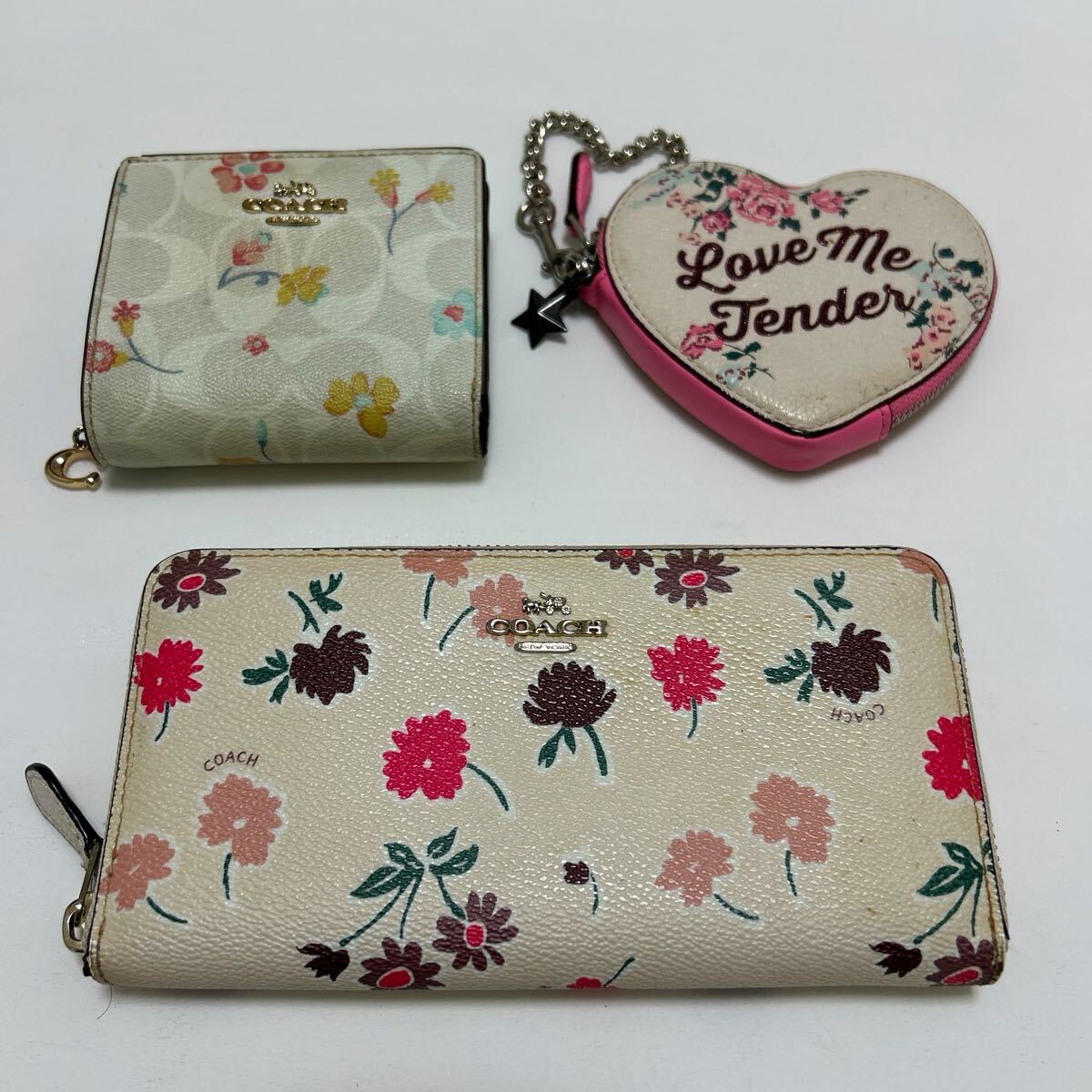 コーチ COACH フローラル（形状（財布）長財布（ラウンド ☆COACH 
