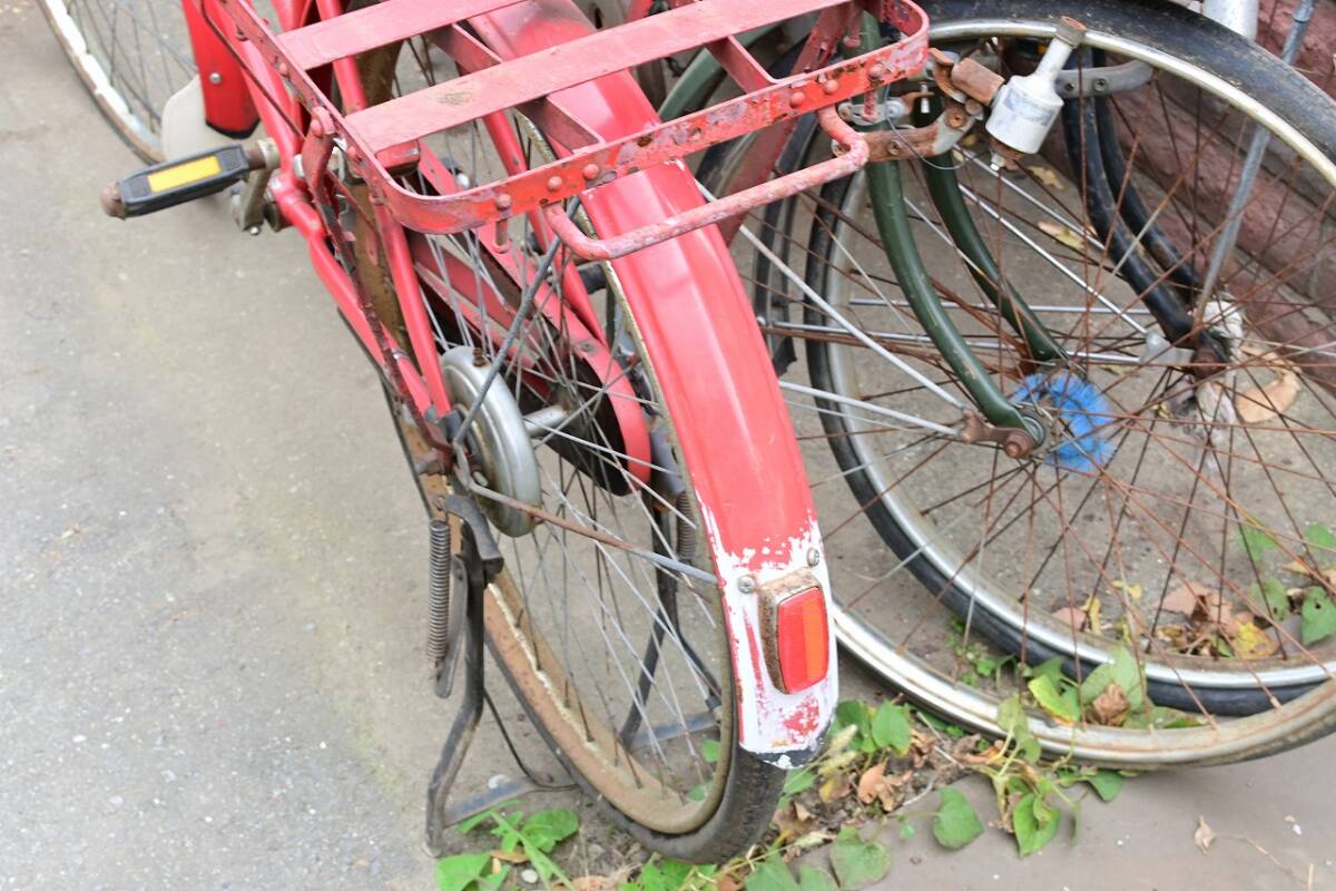 【ビンテージ・自転車】直接引取限定 郵政 郵便自転車 ツノダ 軽快車