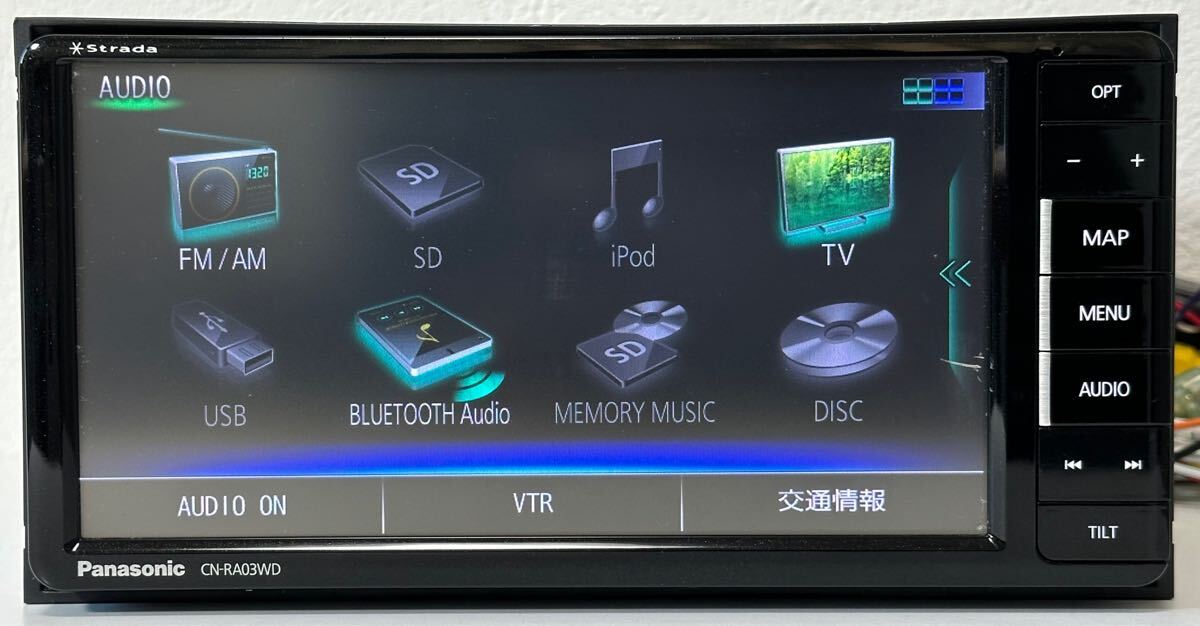 Panasonic CN-RA03WD フルセグ パナソニック ストラーダ CN-RA03WD フルセグ カーナビ(メモリーナビ