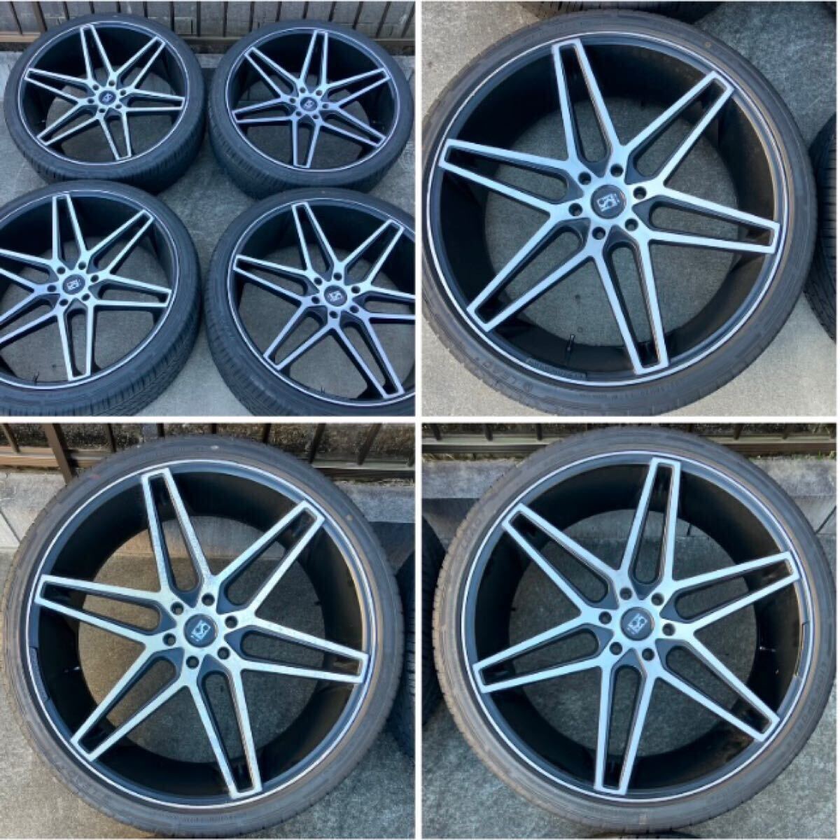 KOKOKUTUREジオバンナ　10j ET30 6穴　PCD 139.7 エスカレード　タイヤは295/30R26 LION SPORTS Read_2