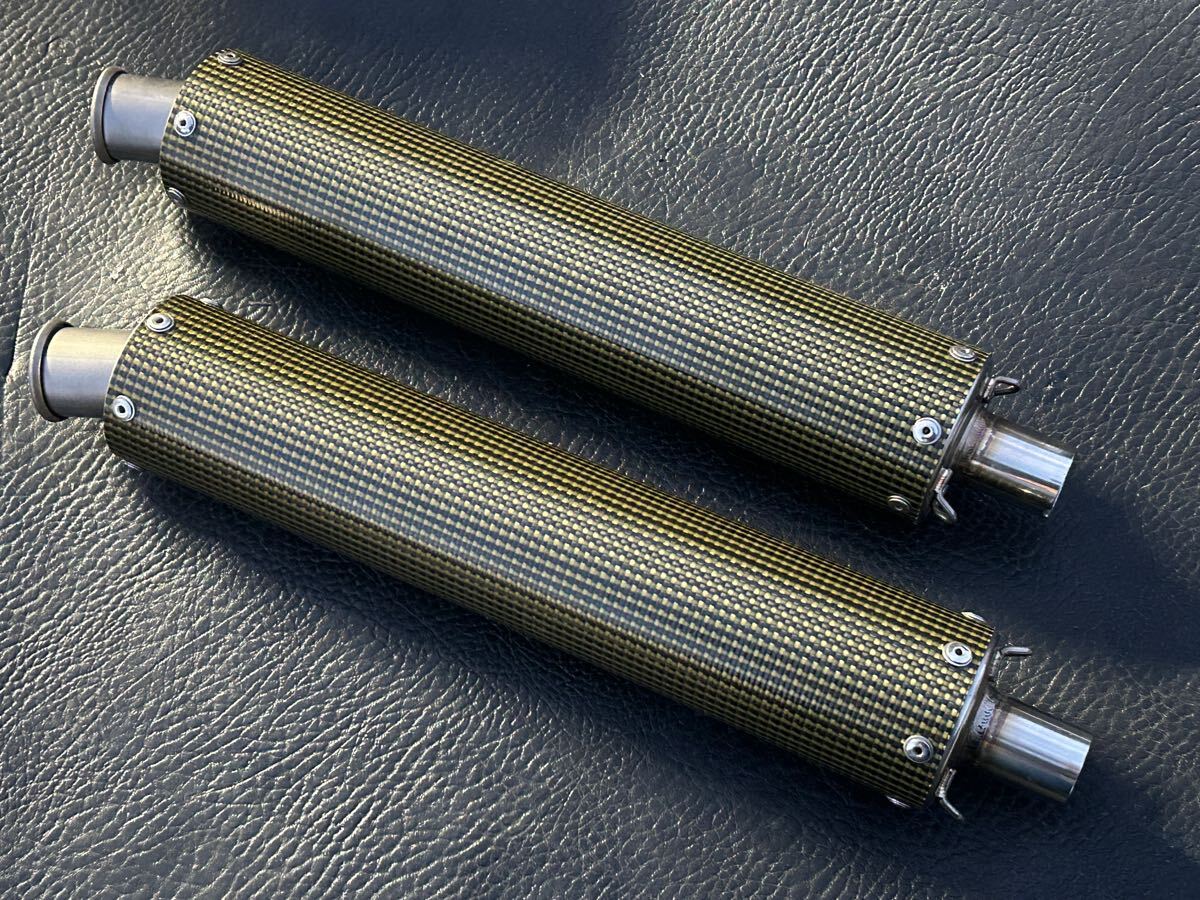 MotoUP チャンバー サイレンサー カーボンケブラー NSR250R MC21 18 MC28 ドッグファイト Jha 汎用　2本　t-2レーシング　チタン T2 チャンバー サイレンサー | パーツ 検