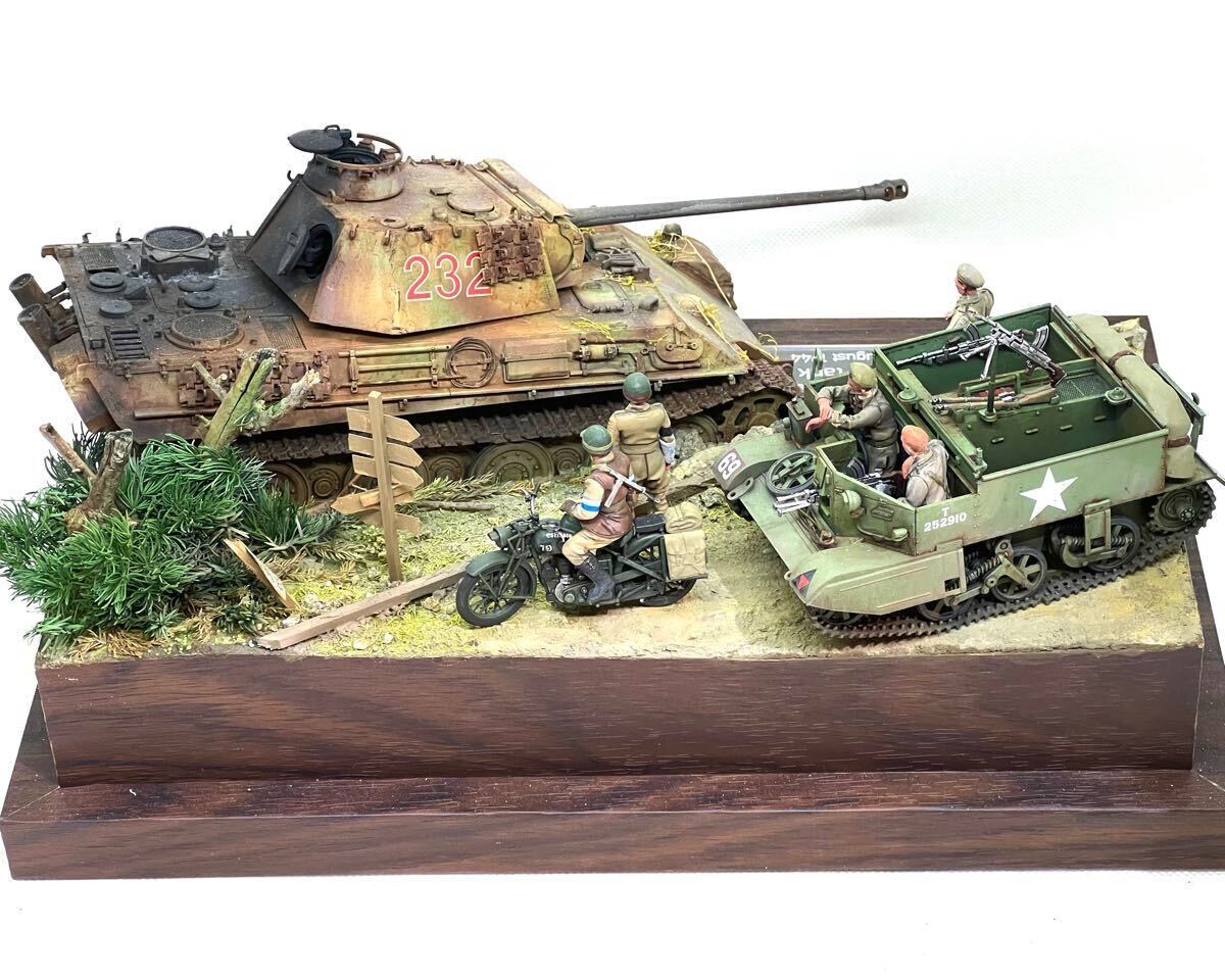 1/35パンター戦車ジオラマ作品 完成品(完成品)｜売買された