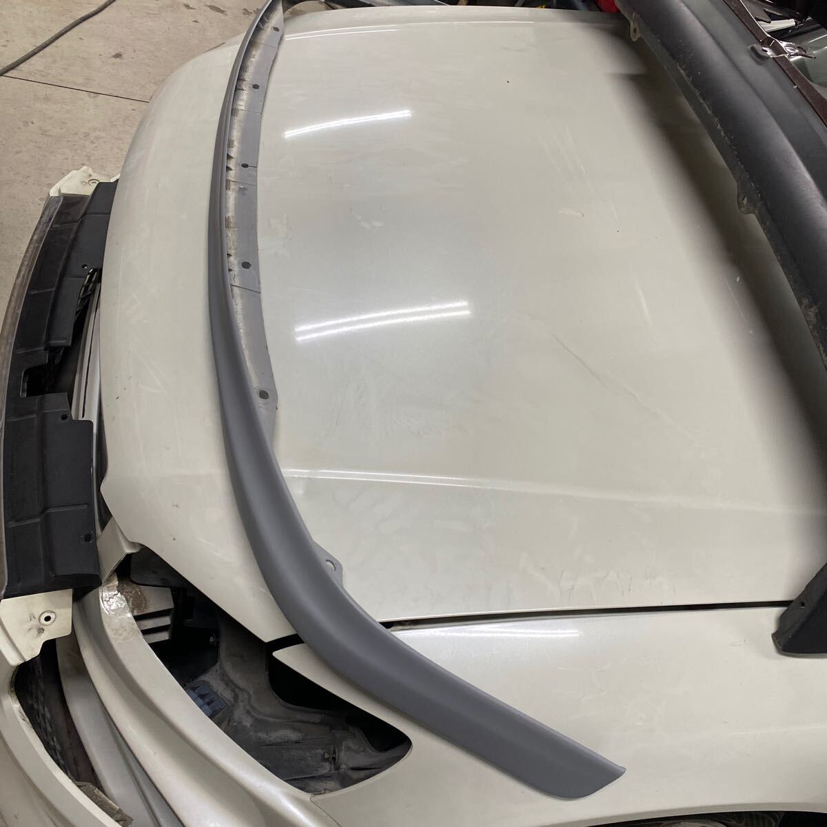 日産S15シルビア　フロントリップスポイラーハーフスポイラーDC2インテR純正加工品サフェーサー仕上げ済み希少_10