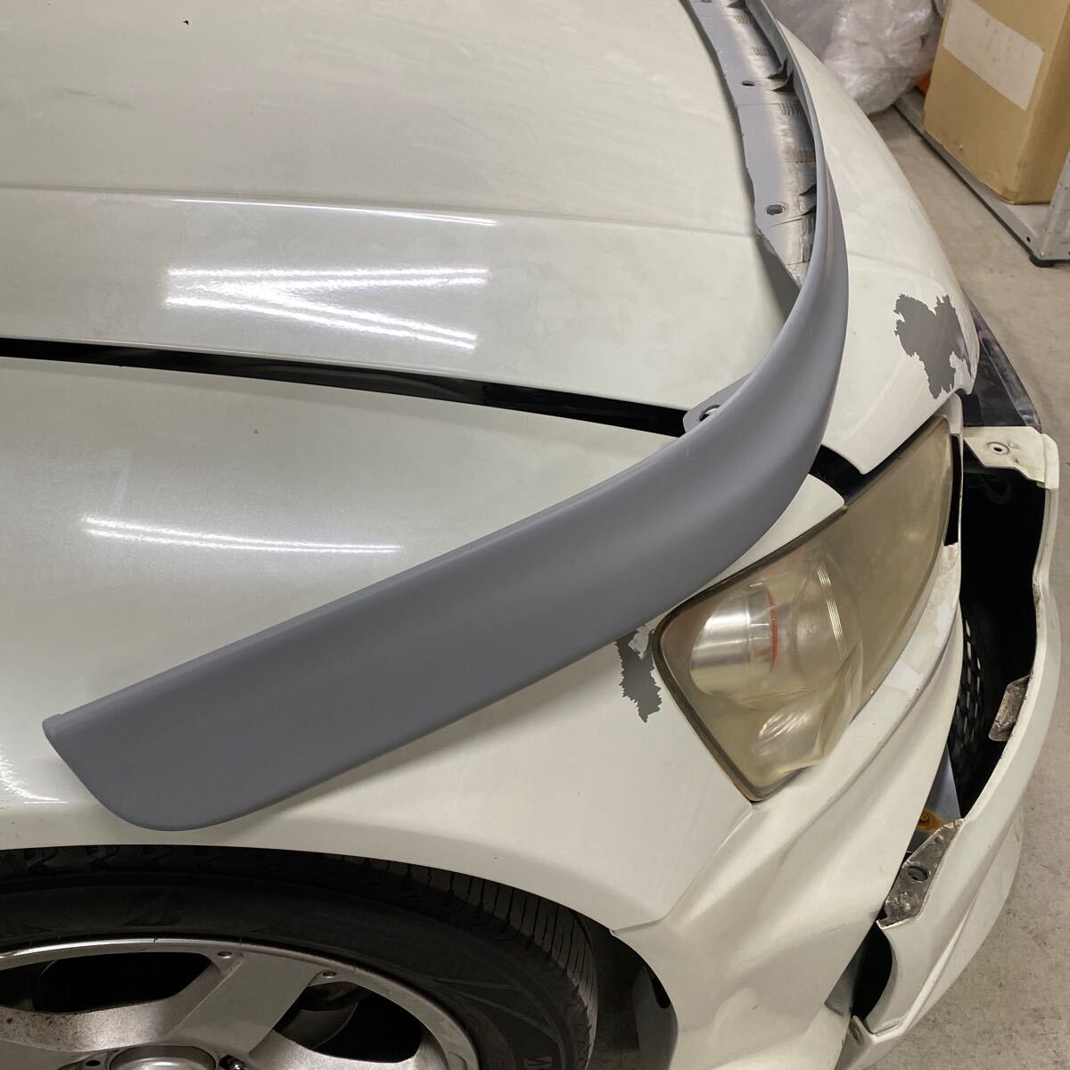 日産S15シルビア　フロントリップスポイラーハーフスポイラーDC2インテR純正加工品サフェーサー仕上げ済み希少_2