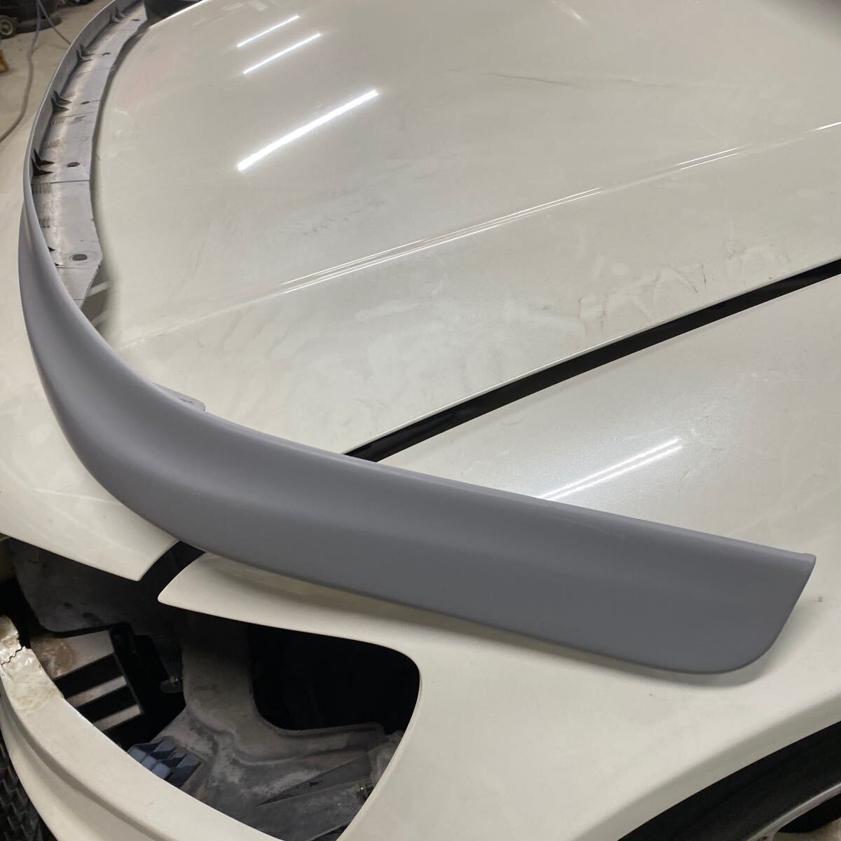 日産S15シルビア　フロントリップスポイラーハーフスポイラーDC2インテR純正加工品サフェーサー仕上げ済み希少_3