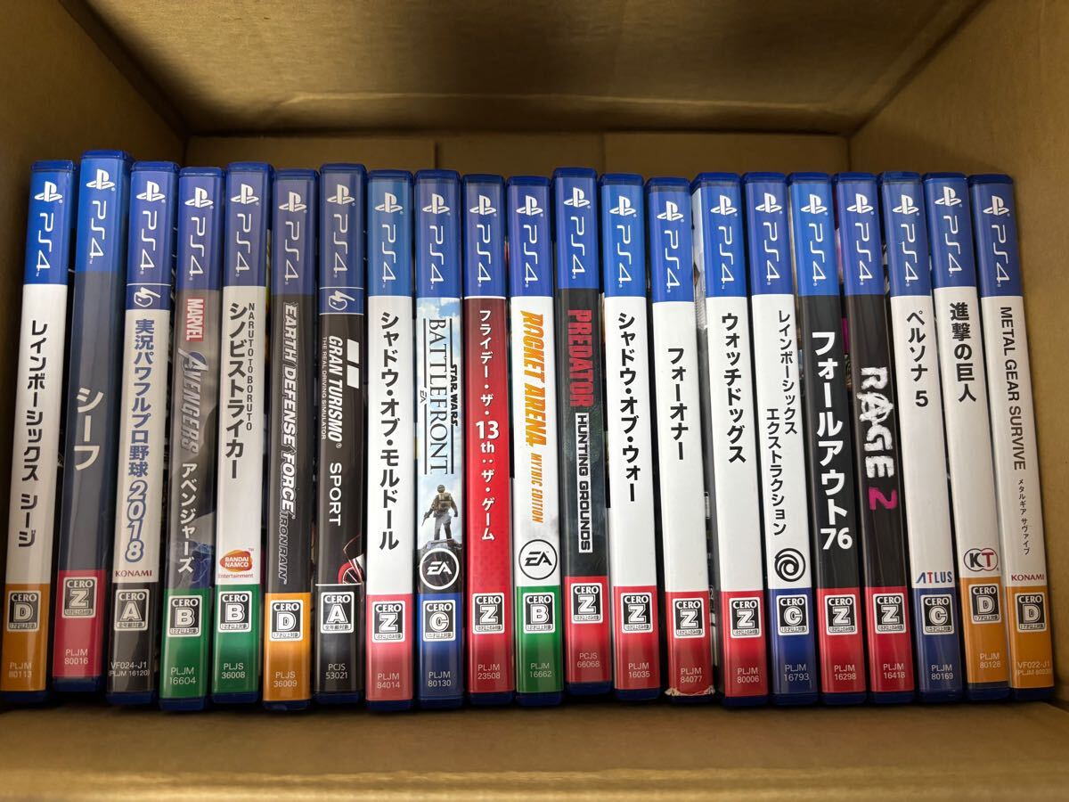 PlayStation4 ソフト 21本 セット PS4ソフト プレステ4 【公式通販】