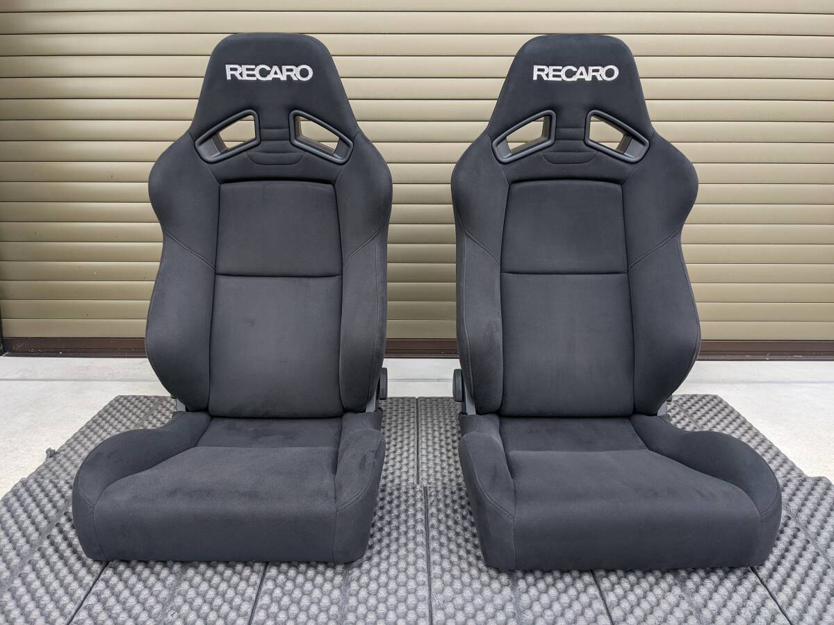 1円】乗り降りラクラク！RECARO SR-7F カムイブラック 美品2脚セット 