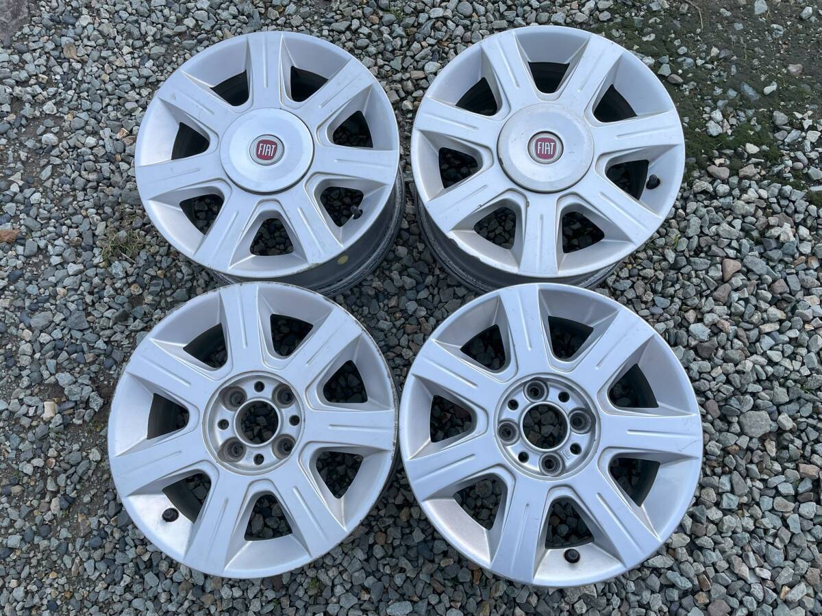  Fiat 純正ホイール プント 6J+38 PCD98 4穴 4本set Fiat500 使用(純正品)｜売買されたオークション情報、yahooの商品情報をアーカイブ公開 - オークファン 4穴