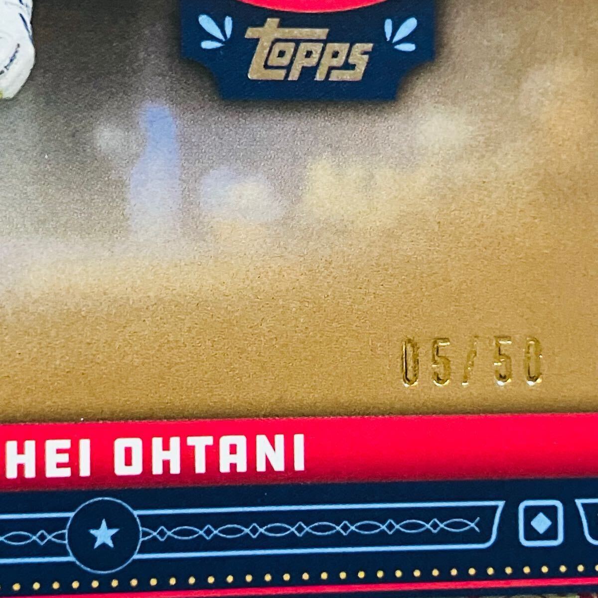 ☆希少☆ 50枚限定 大谷翔平 Topps Update オールスター 実使用