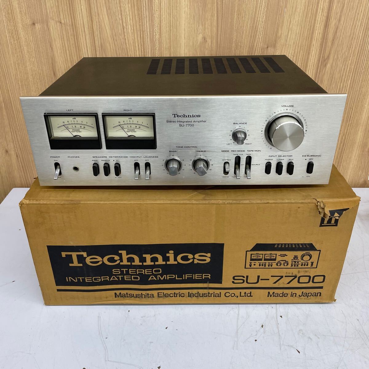 U-4】 Technics SU-7700 プリメインアンプ テクニクス ガリや接触不良
