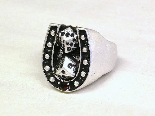 グッドロッキン指輪17号 LUCKY13 DRY BONES ROLL SAVOY CLOTHING