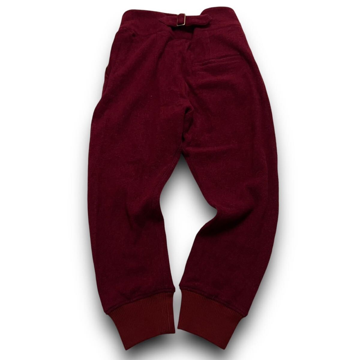 vivian westwood man london pants wool スウェット ボンタン 乗馬 RED