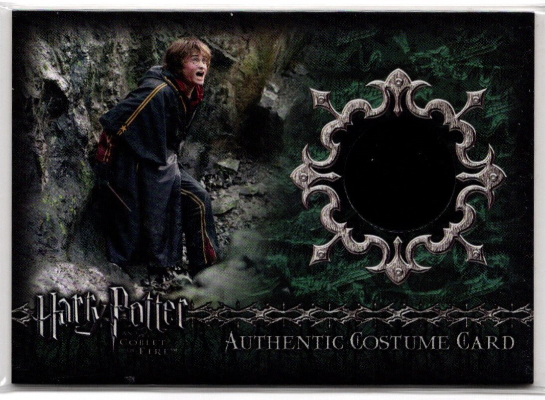 ハリー・ポッター と炎のゴブレット　ダニエル・ラドクリフ　コスチュームカード ハリーポッター炎のゴブレット Harry Potter Authentic Costume Card