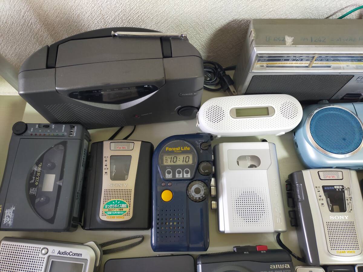 大量 ラジオ カセット CD MD ウォークマン ボイスレコーダー デジタル