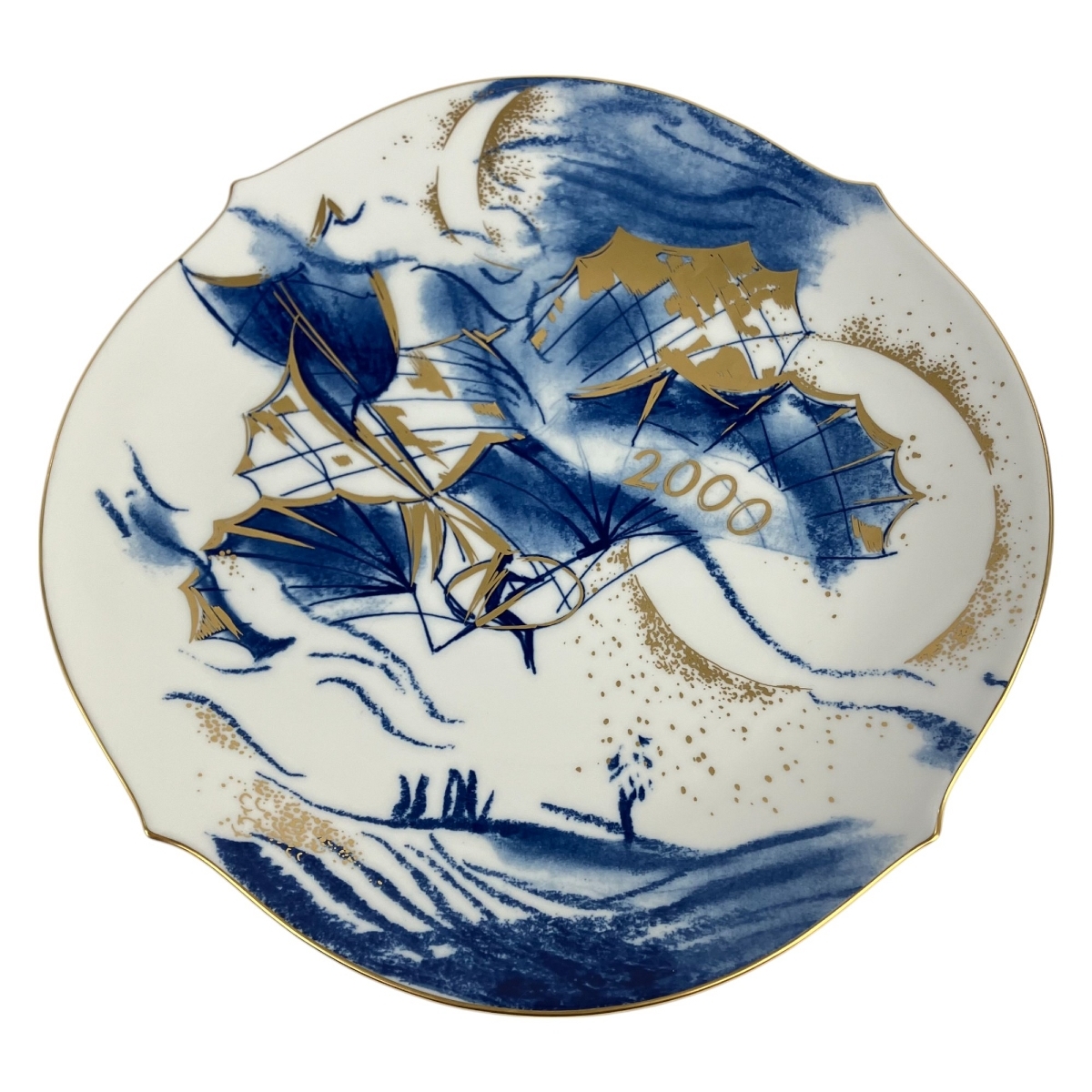 美しい価格 MEISSEN 2000年 イヤープレート ハンググライダー 未使用