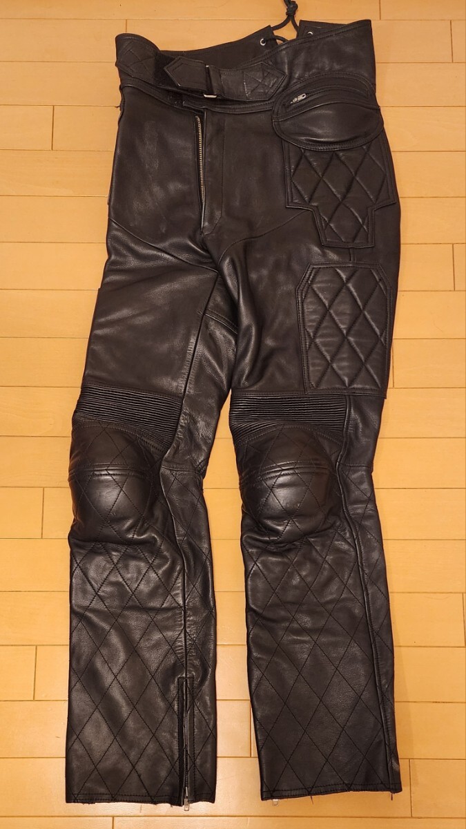 革パンツ ダイヤモンドキルティング レザーパンツ｜カドヤ公式 0 LEATHER パテッド｜カドヤ公式オンラインショップ｜MR カドヤ　ステルスパンツ　サイズL　美品です EVOシリーズ