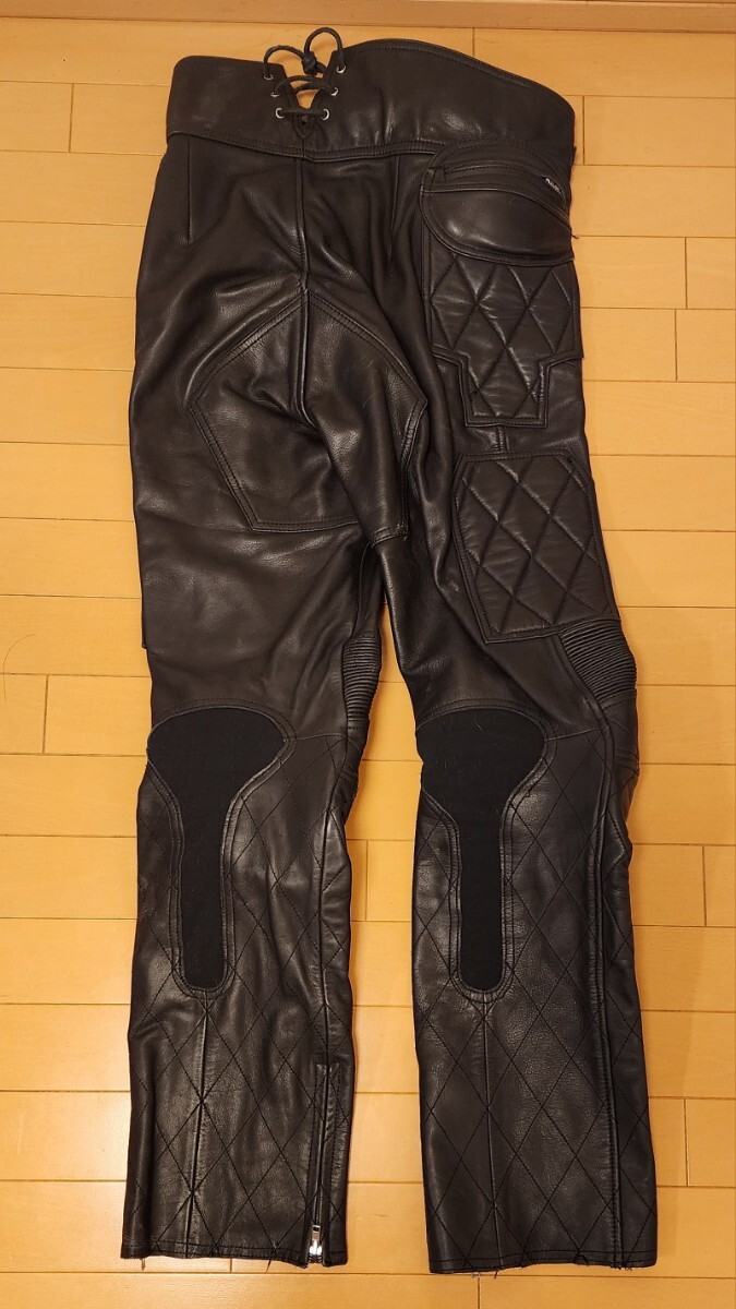 革パンツ ダイヤモンドキルティング レザーパンツ｜カドヤ公式 0 LEATHER パテッド｜カドヤ公式オンラインショップ｜MR カドヤ　ステルスパンツ　サイズL　美品です EVOシリーズ