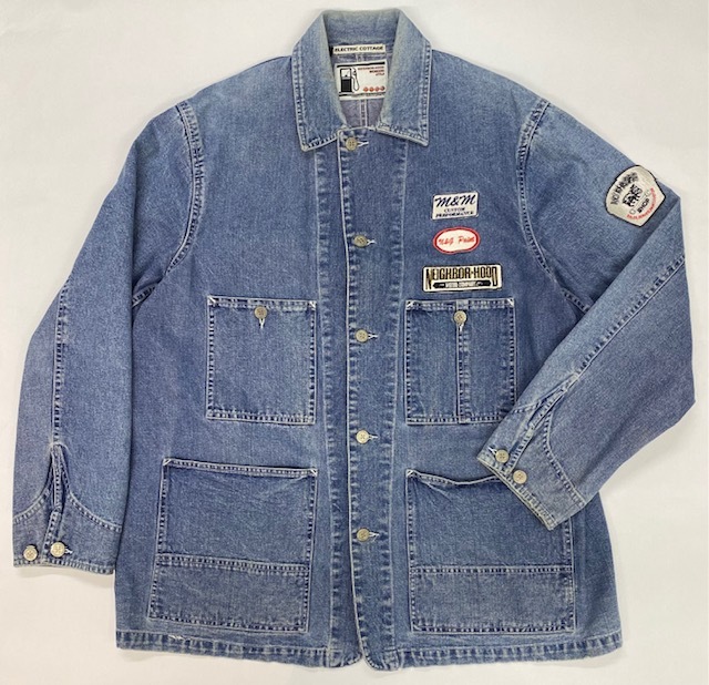 NEIGHBORHOOD 初期 1996年製 クアドロコラボ カバーオール Indigo L 