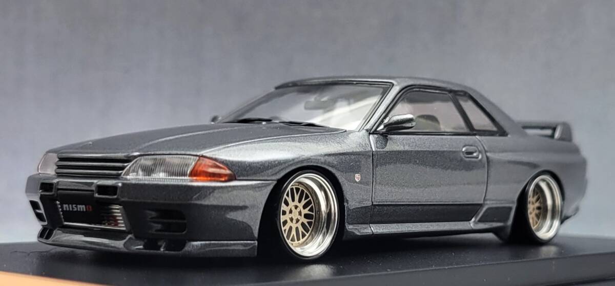 1/43 日産 スカイライン改 ニスモ R32 GT-R CRS VER. BBS LM ホイール