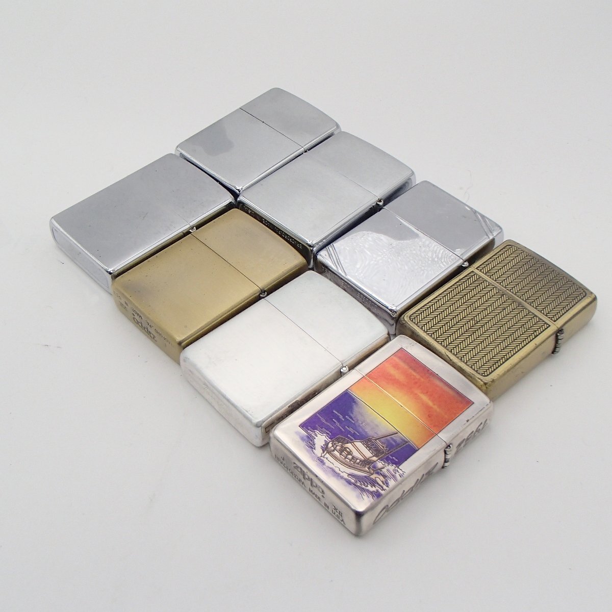 ☆ZIPPO ジッポ まとめ 8点 / ライター 喫煙グッズ 喫煙具 着火未確認