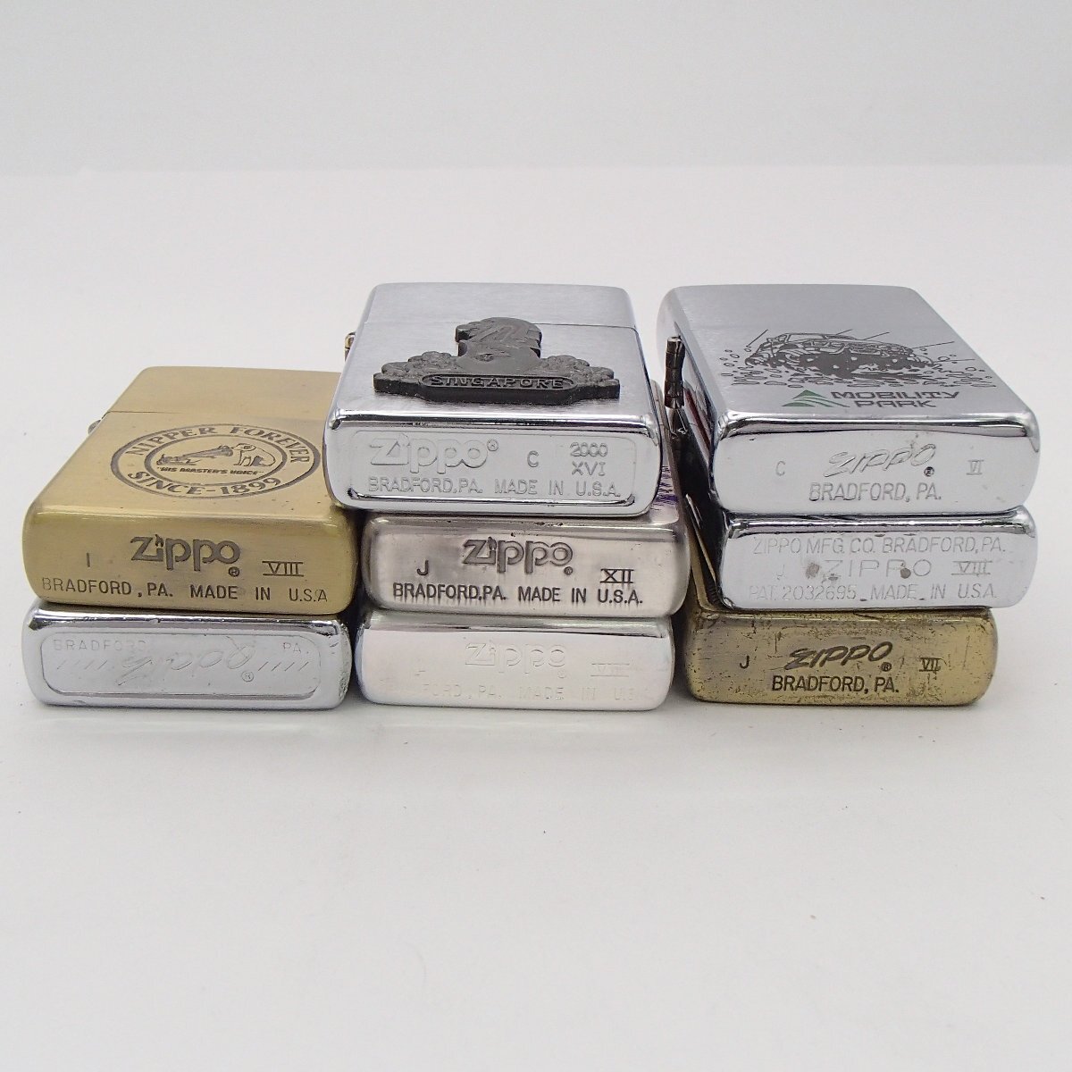 ☆ZIPPO ジッポ まとめ 8点 / ライター 喫煙グッズ 喫煙具 着火未確認
