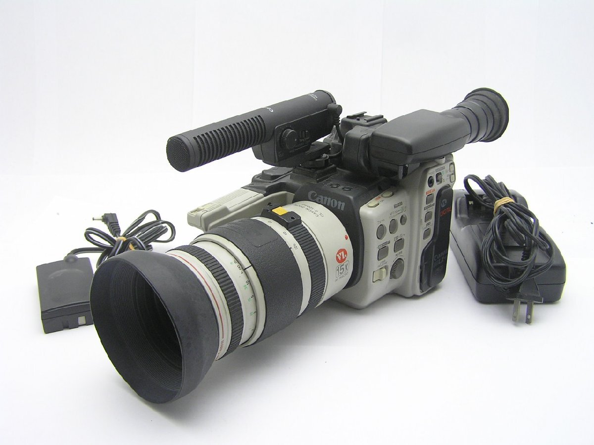 8ミリビデオカメラ ☆ハローカメラ☆1円スタート☆4461Canon Hi8 VIDEO CAMERA LX-1 CANON