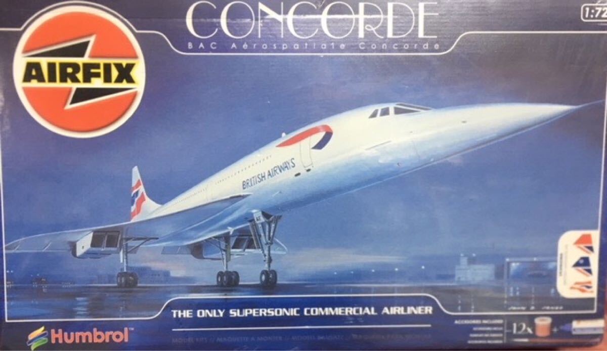 1⁄72 Airfix Concorde Concorde, 0 コンコルド 1:72 Airways British