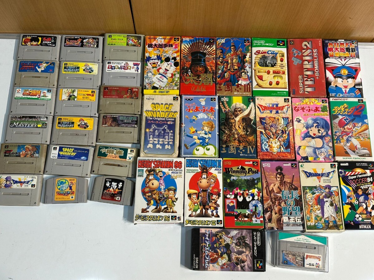驚きの破格値，SALE スーパーファミコン ファミコン ゲームソフト 任天堂 ソフトまとめ売り 38台セット 品(スポーツ、その他)｜売買されたオークション情報、yahooの商品情報をアーカイブ公開 - オークファン タイトル