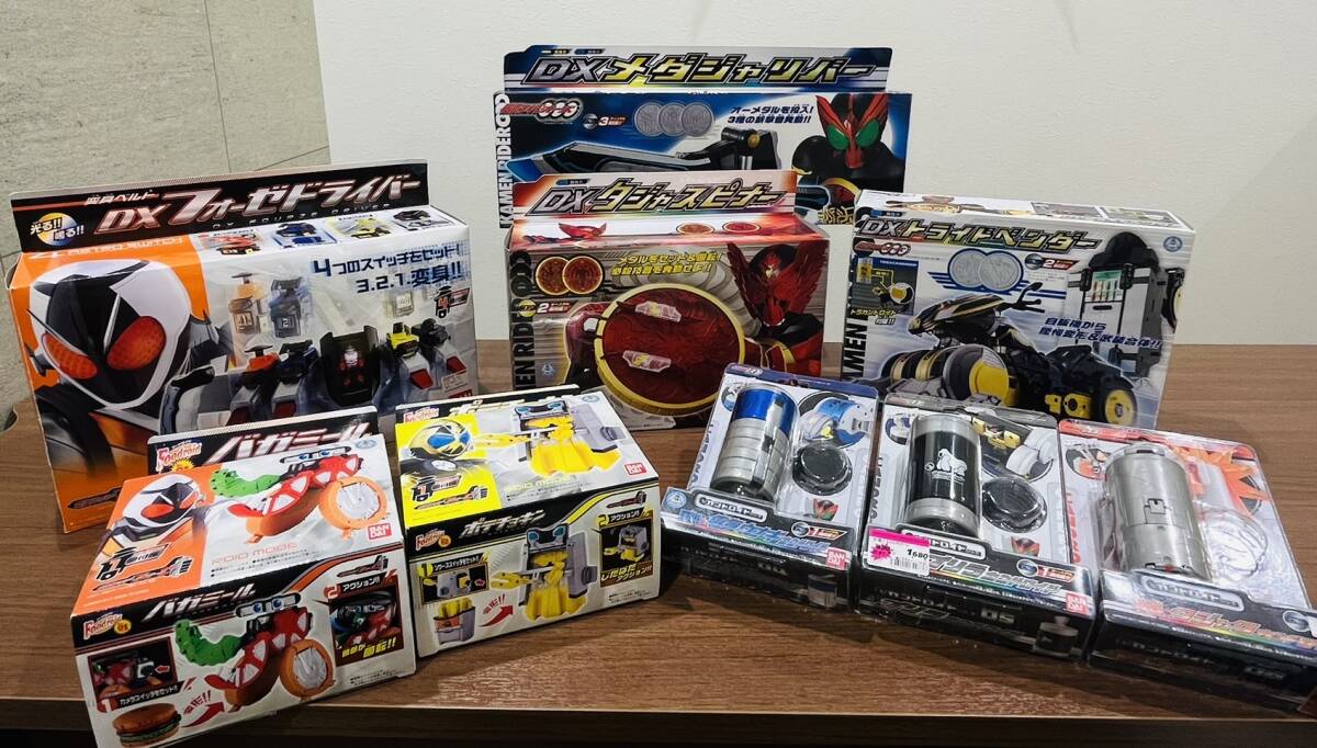 新品，100%新品 mx064 1 品/現状品 おまとめ 9点 仮面ライダーオーズ/フォーゼ 変身ベルト おもちゃ/戦隊ヒーロー/フィギュア/バンダイ/玩具(仮面ライダー)｜売買されたオークション情報、yahooの商品情報をア 仮面ライダー