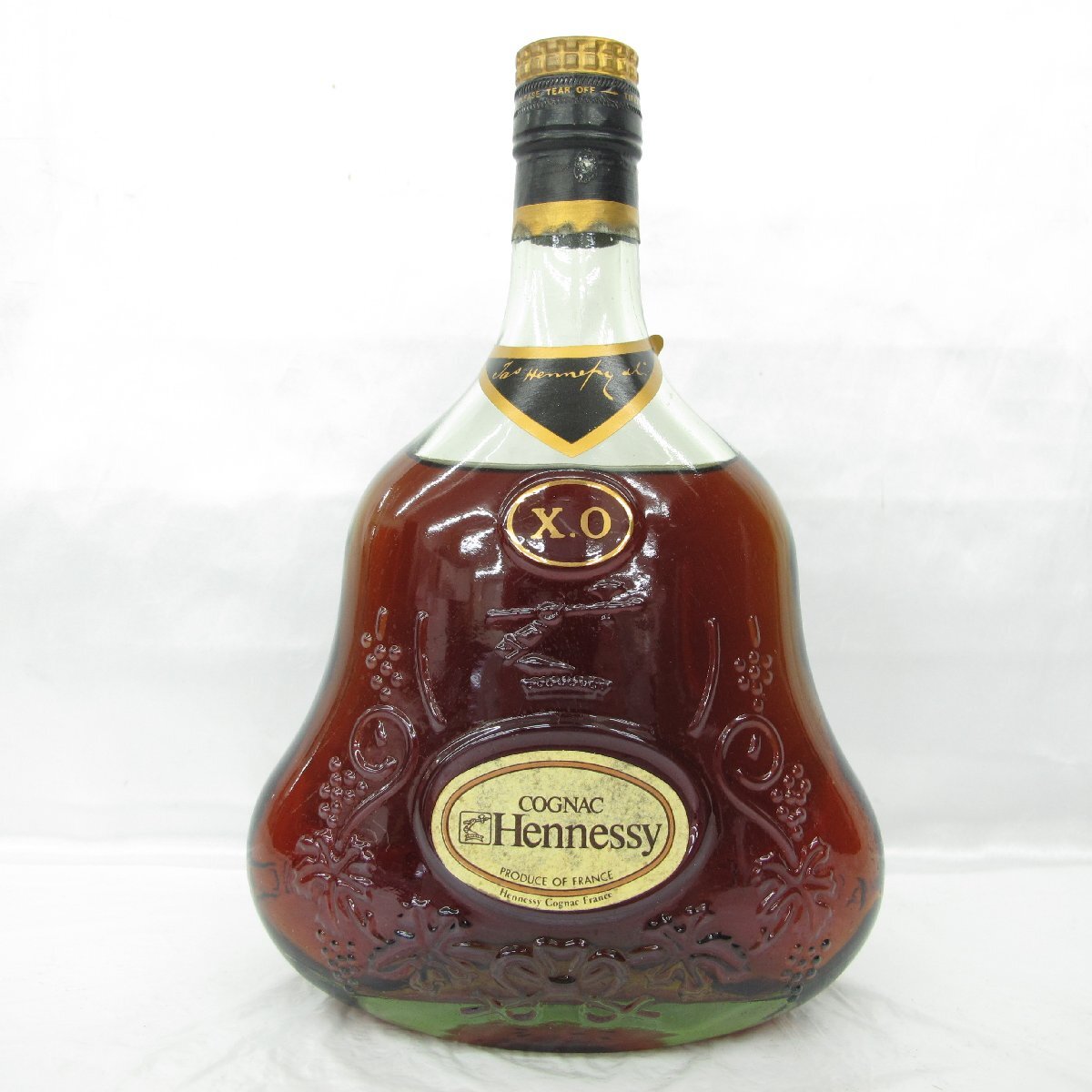 ○【未開栓】Hennessy ヘネシー XO 金キャップ グリーンボトル