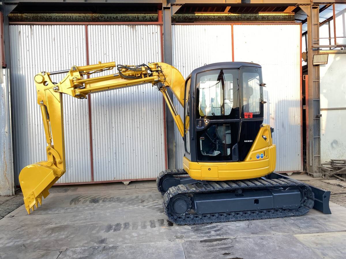 ★ユンボ／油圧ショベル２０１３年コマツ　PC58UU-５ ヒーターキャビン .倍速 .マルチ.移動式クレーン★千葉県～_1