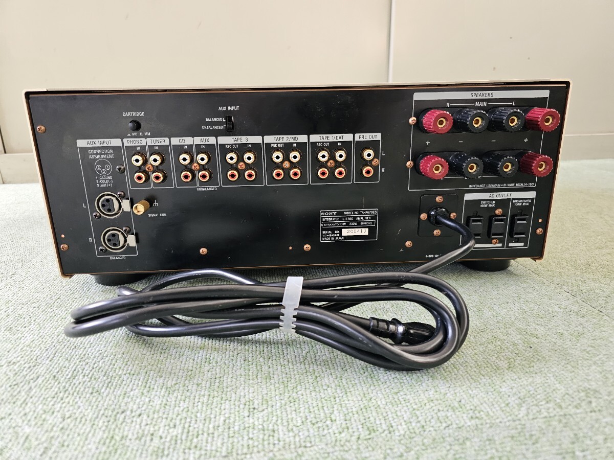 整備済 SONY TA-FA70ES プリメインアンプ ESシリーズ ソニー SONY TA