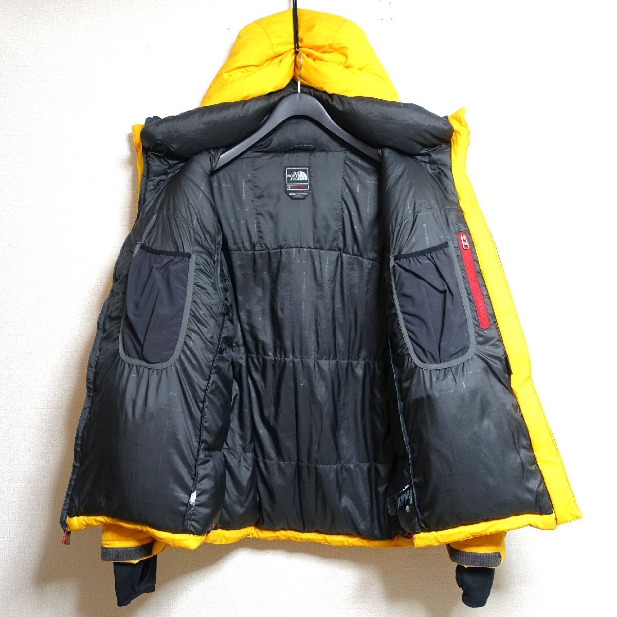 THE NORTH FACE ノースフェイス サミットシリーズ ヒマラヤン パーカ ダウンジャケット 800FP メンズ Mサイズ 正規品 イエロー Z3273