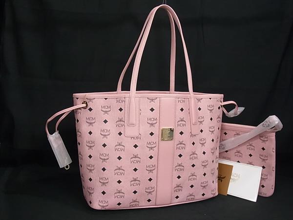 □新品□未使用□ MCM エムシーエム モノグラム ヴィセトス柄 レザー 